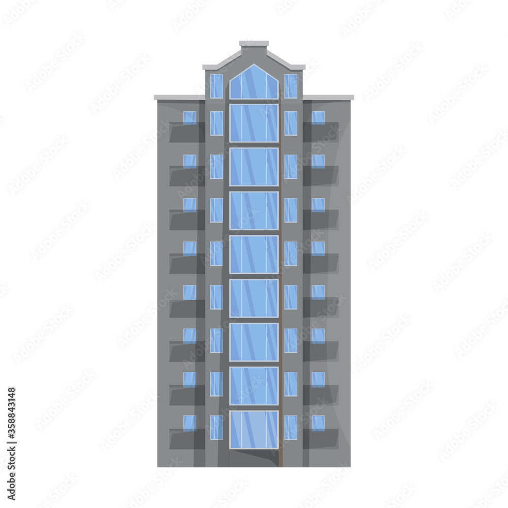 High buildings vector icon.Cartoon vector icon isolated on white background high buildings. High buildings vector icon.Cartoon vector icon isolated on white background high buildings.