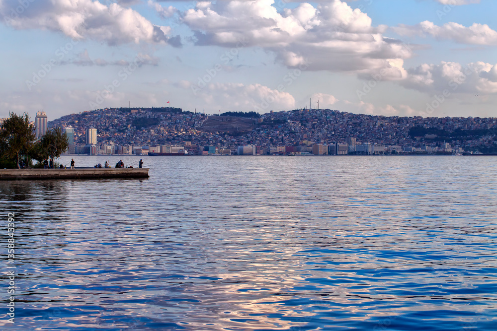Fototapeta premium Seascape View in Nature in Turkey Izmir