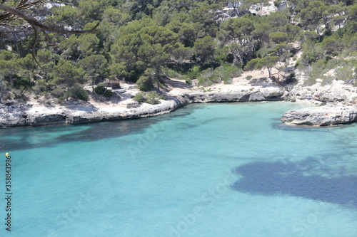 South coast of Menorca island