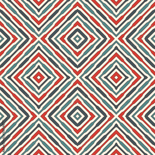 Ethnic style seamless pattern. Native americans abstract background. Tribal motif. Boho chic digital paper