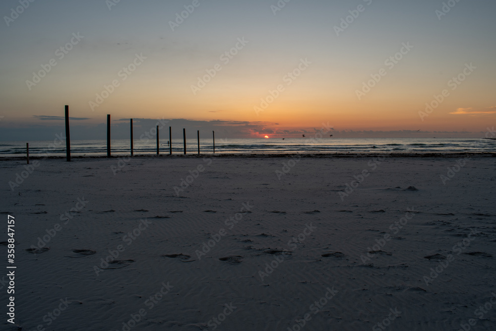 sunrise at the beach