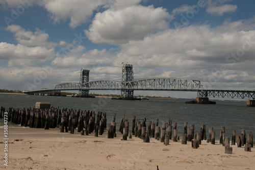 View from Breezy Point, NY towards Manhattan skyline