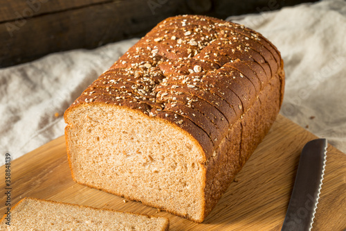 Homemade Whole Wheat Sliced Bread