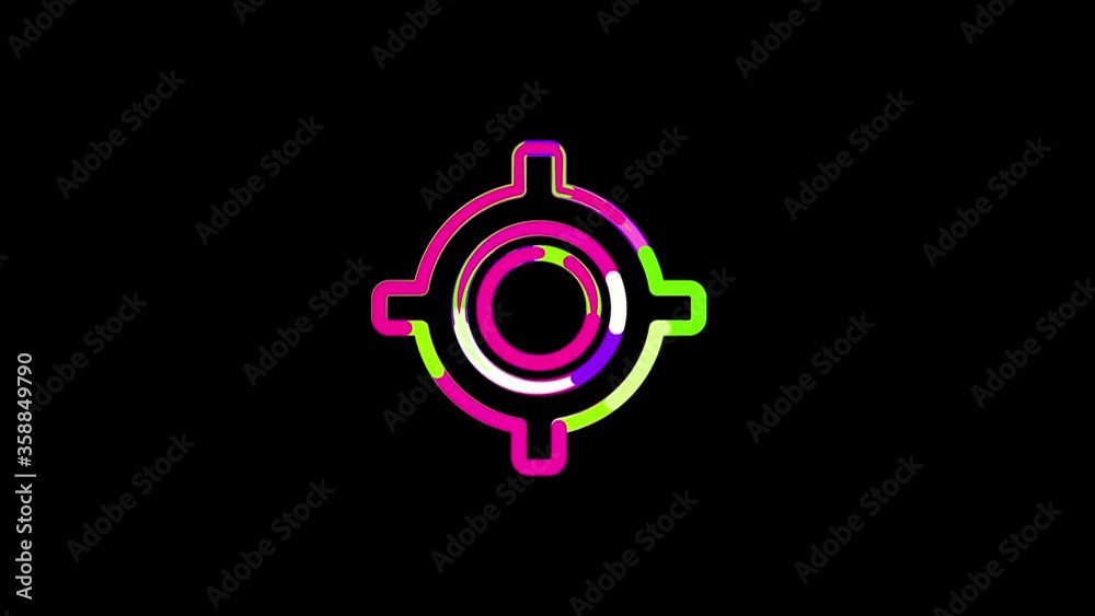 Circles gather in symbol location. After it crumbles in a line and moves to the camera. Alpha channel black Circles gather in symbol location. After it crumbles in a line and moves to the camera. Alpha channel black
