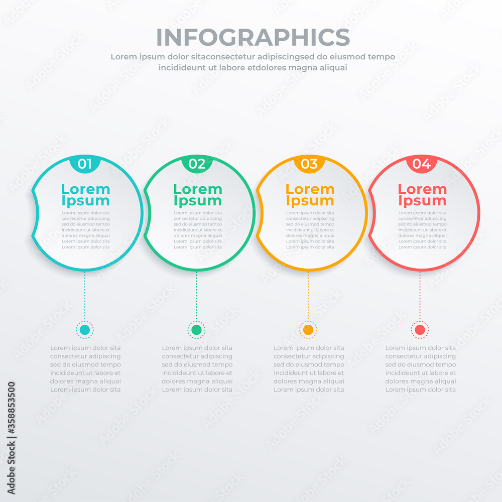 Business infographic template for web, banner and brochure : Vector Illustration Business infographic template for web, banner and brochure : Vector Illustration