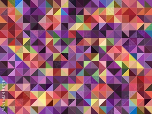 beautiful polygon pattern illustration abstract background in purple tone color