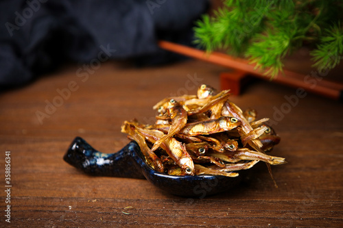 Small dried fish for cooking