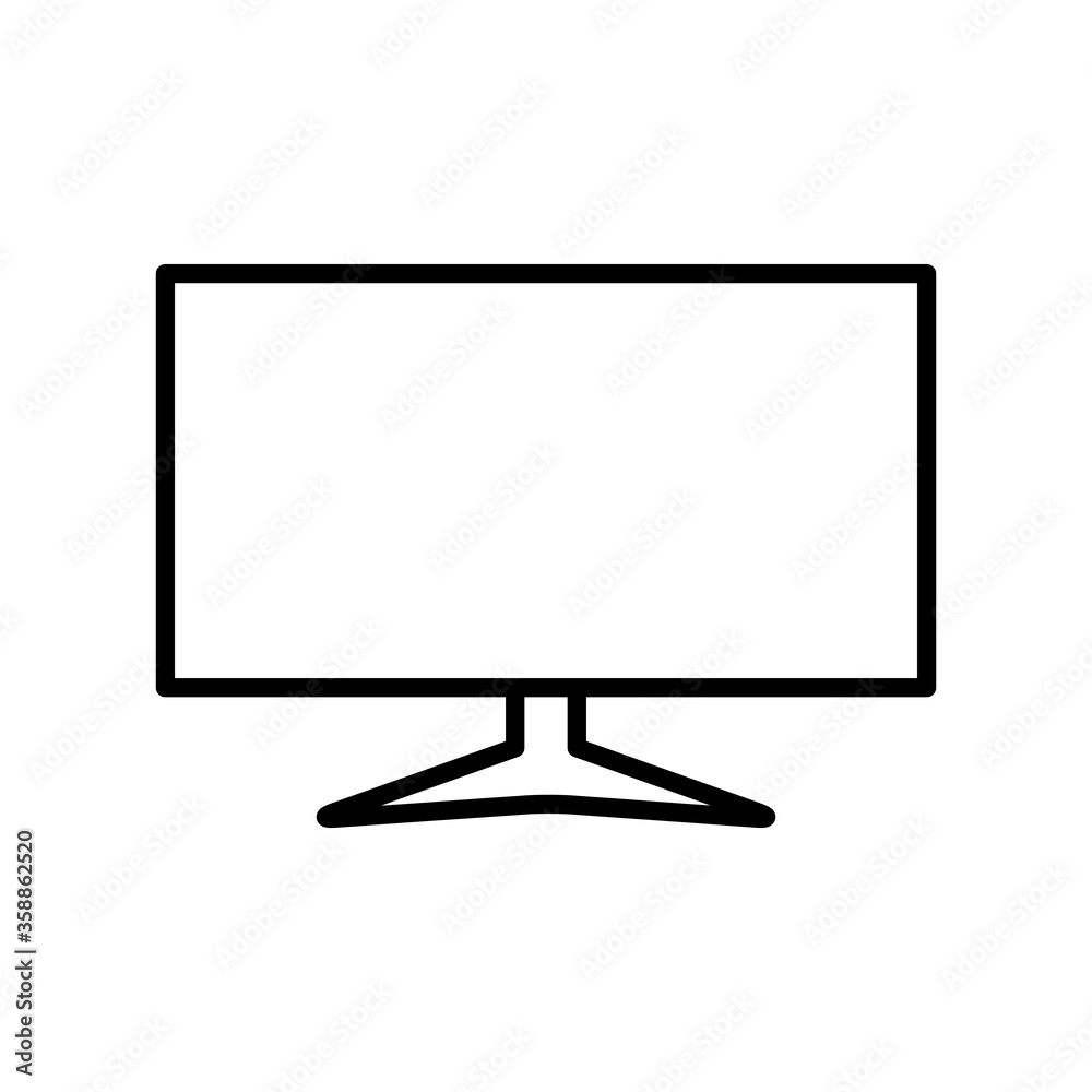 monitor icon design vector template monitor icon design vector template