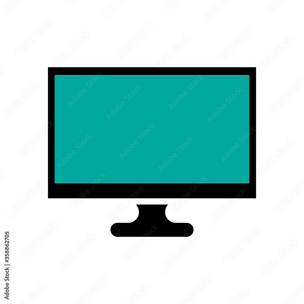 monitor icon design vector template monitor icon design vector template