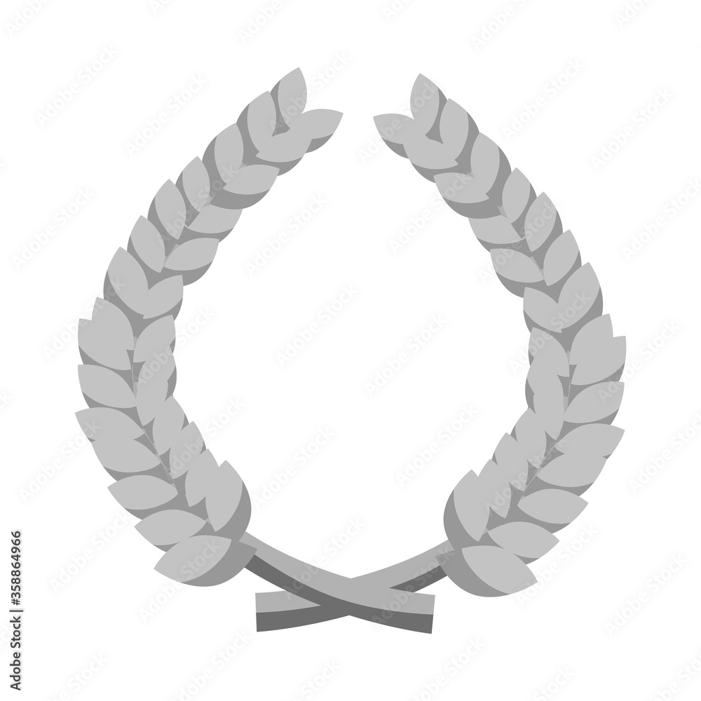 Vector design of wreath and wheat symbol. Collection of wreath and circle vector icon for stock. Vector design of wreath and wheat symbol. Collection of wreath and circle vector icon for stock.