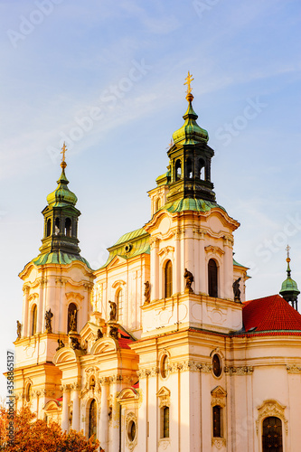 Saint Nicholas church in Prague, Czech Republic