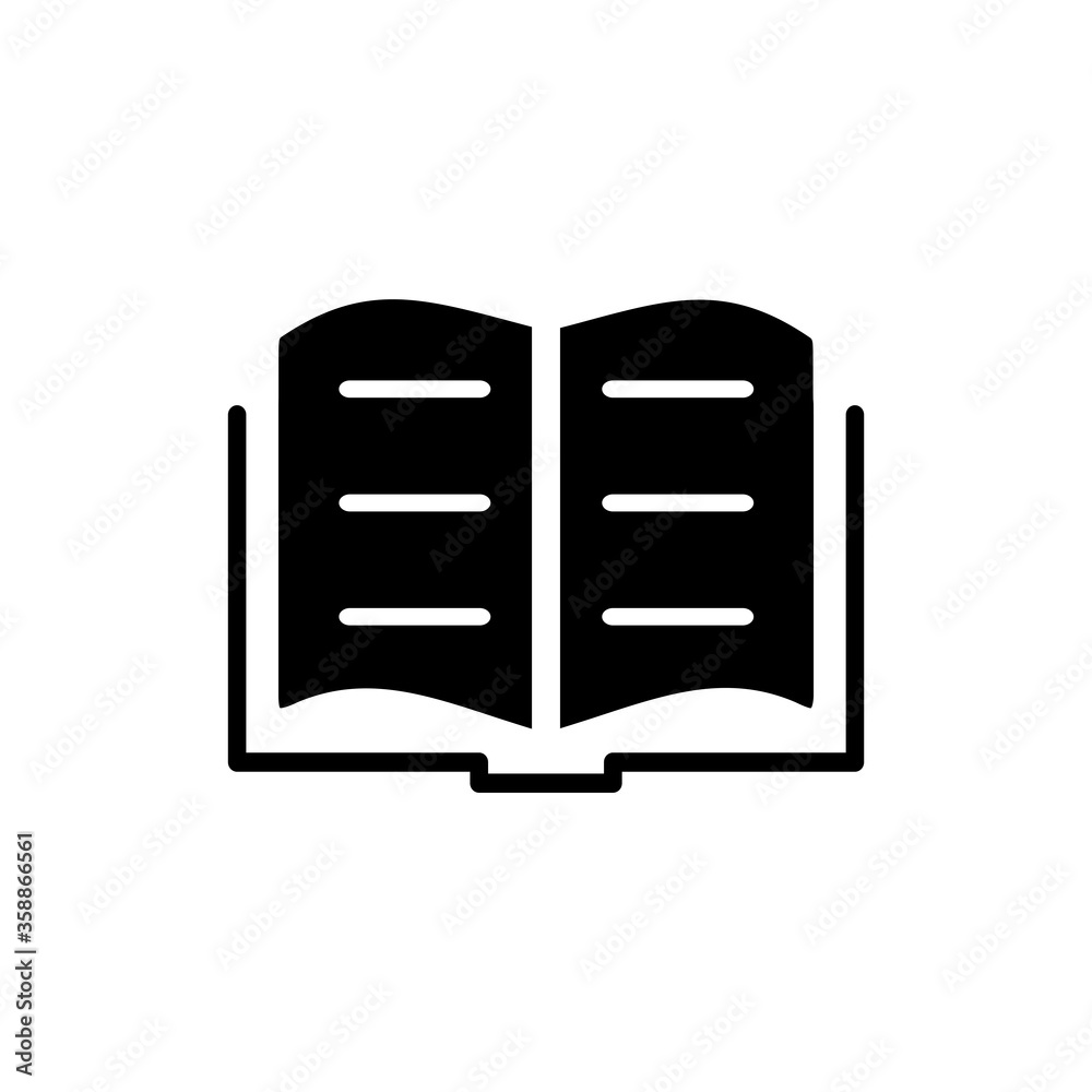 open book icon design vector template open book icon design vector template