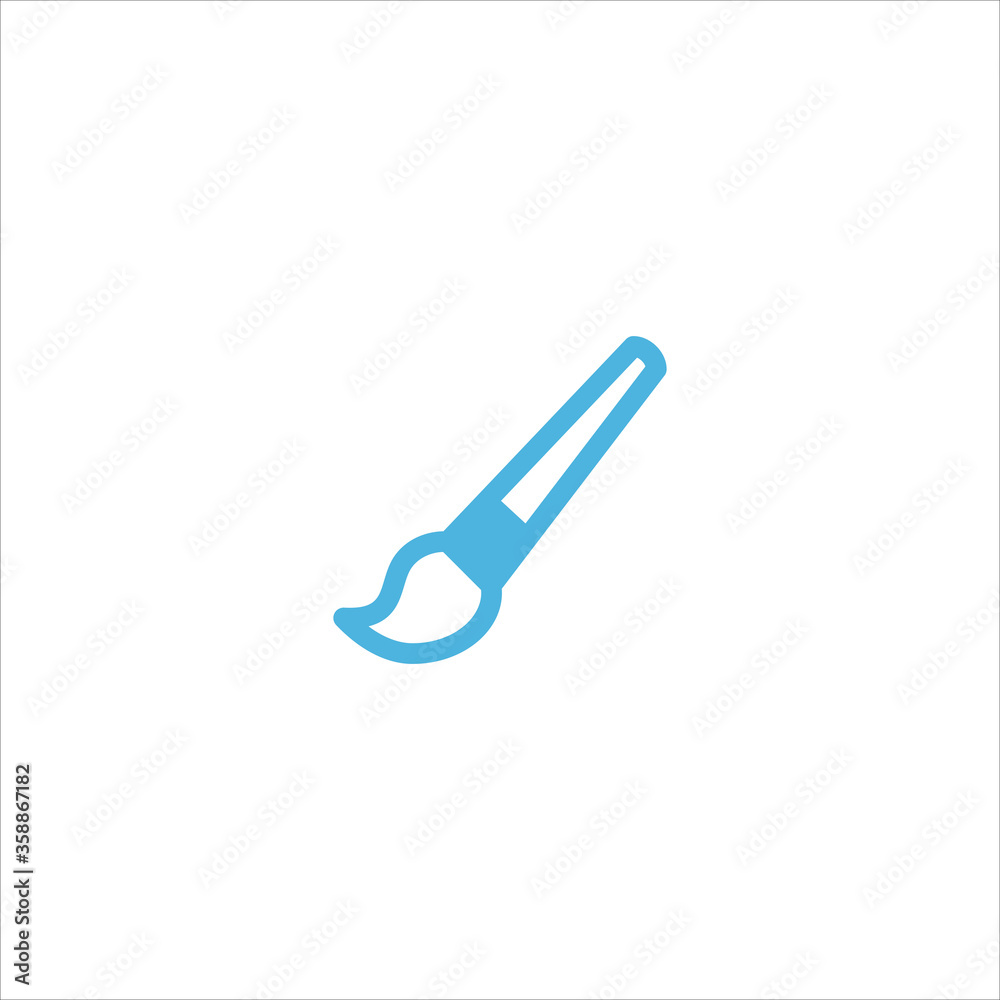 paint brush icon flat vector logo design trendy paint brush icon flat vector logo design trendy