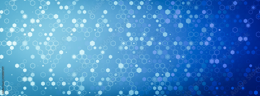 Fototapeta premium Abstract hexagon wallpaper. Background with hexagon. Geometric illustration.