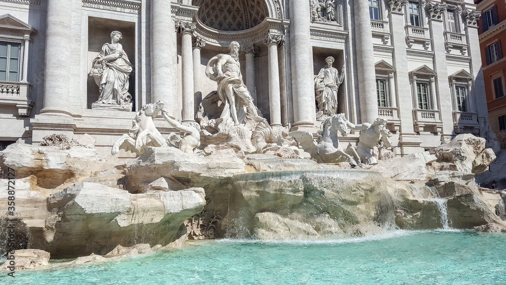 Trevi fountain Rome Italy