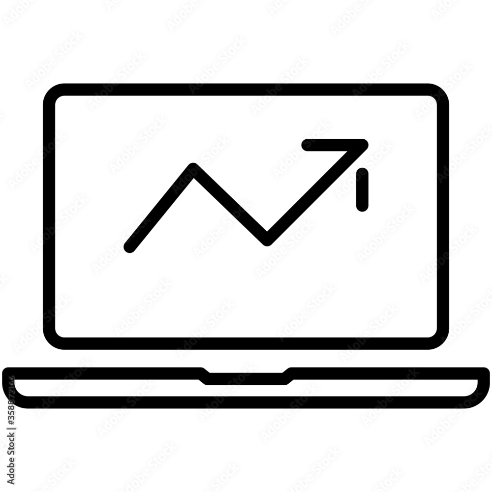 Online report in laptop Online report in laptop