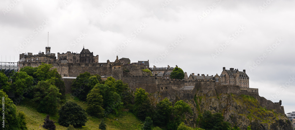 Edinburgh Castle on the Castle rock, Scotland