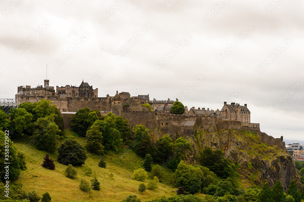 Edinburgh Castle on the Castle rock, Scotland