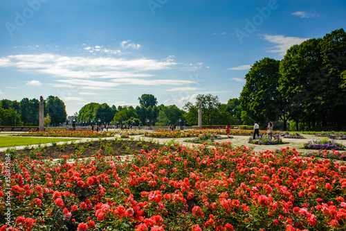 Photography It's Panorama of the Fronger park, Oslo, Norway