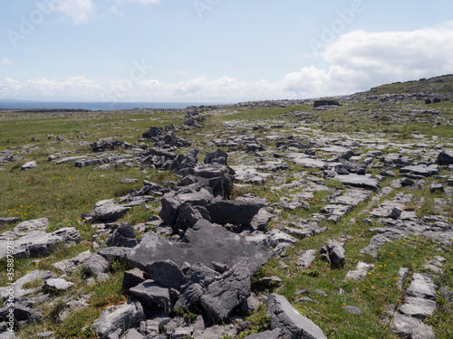Stone landscape on Inishmore, Ireland © Robrecht