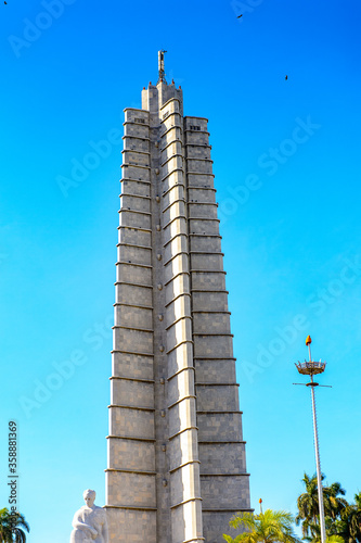 Plaza de la Revolucion (Revolution Square) of Havana, the capital of Cuba photo