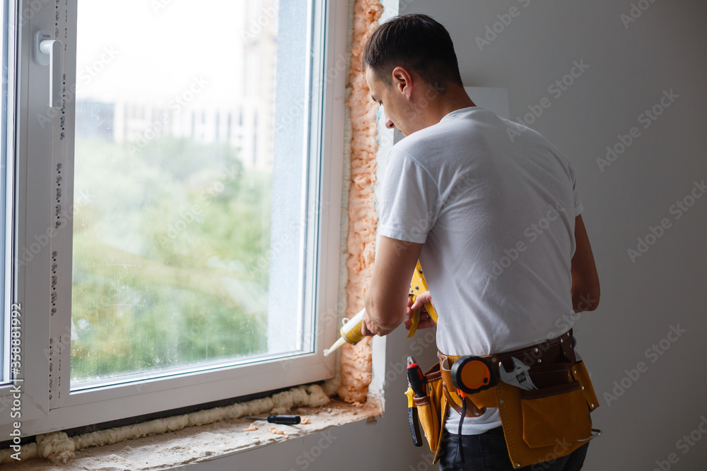 Caulking A New Window Frame Stock Adobe Stock   1000 F 358881992 IHuvqdtgeEpWUoaZIRlpkdwcYEIJgTKF 