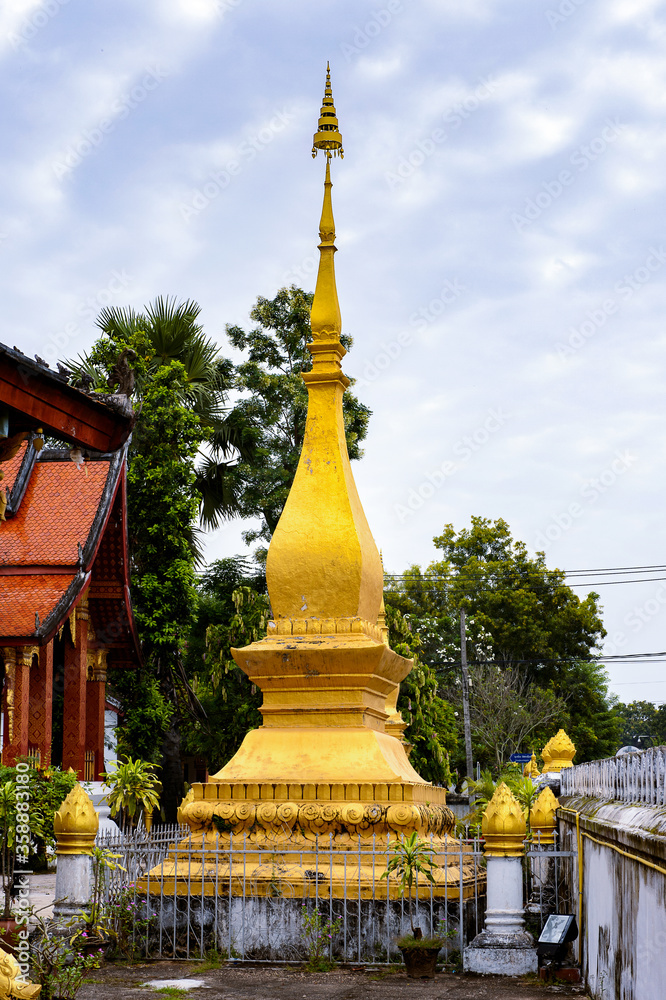 It's Vat sen, one of the Buddha complexes in Luang Prabang which is the UNESCO World Heritage city