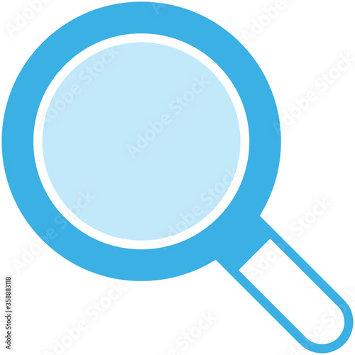 Magnifying glass for searching