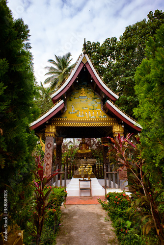 It's Vat Xienhgtong, one of the Buddha complexes in Luang Prabang which is the UNESCO World Heritage city