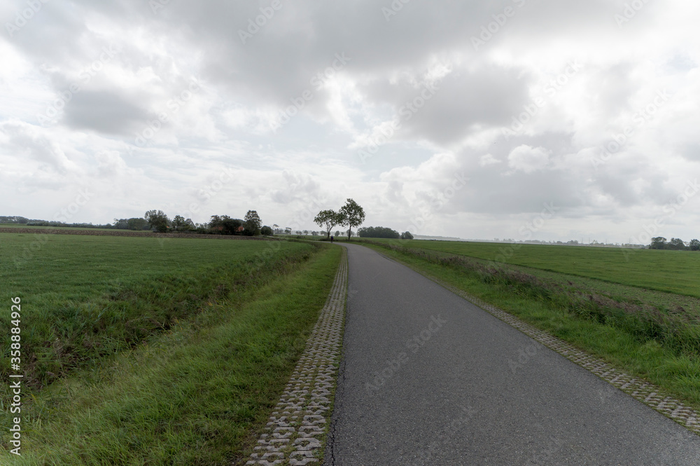 Landscape in Groningen, The Netherlands Landscape in Groningen, The Netherlands