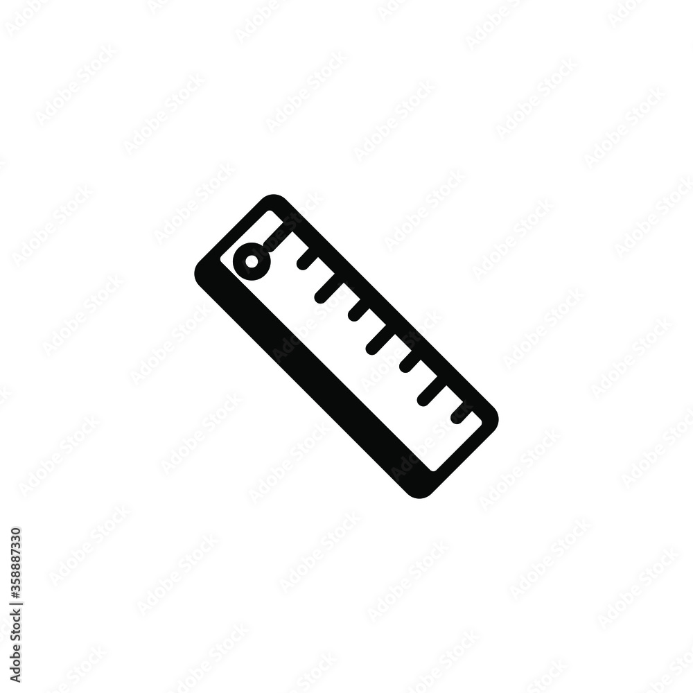 Icon ruler design template Icon ruler design template