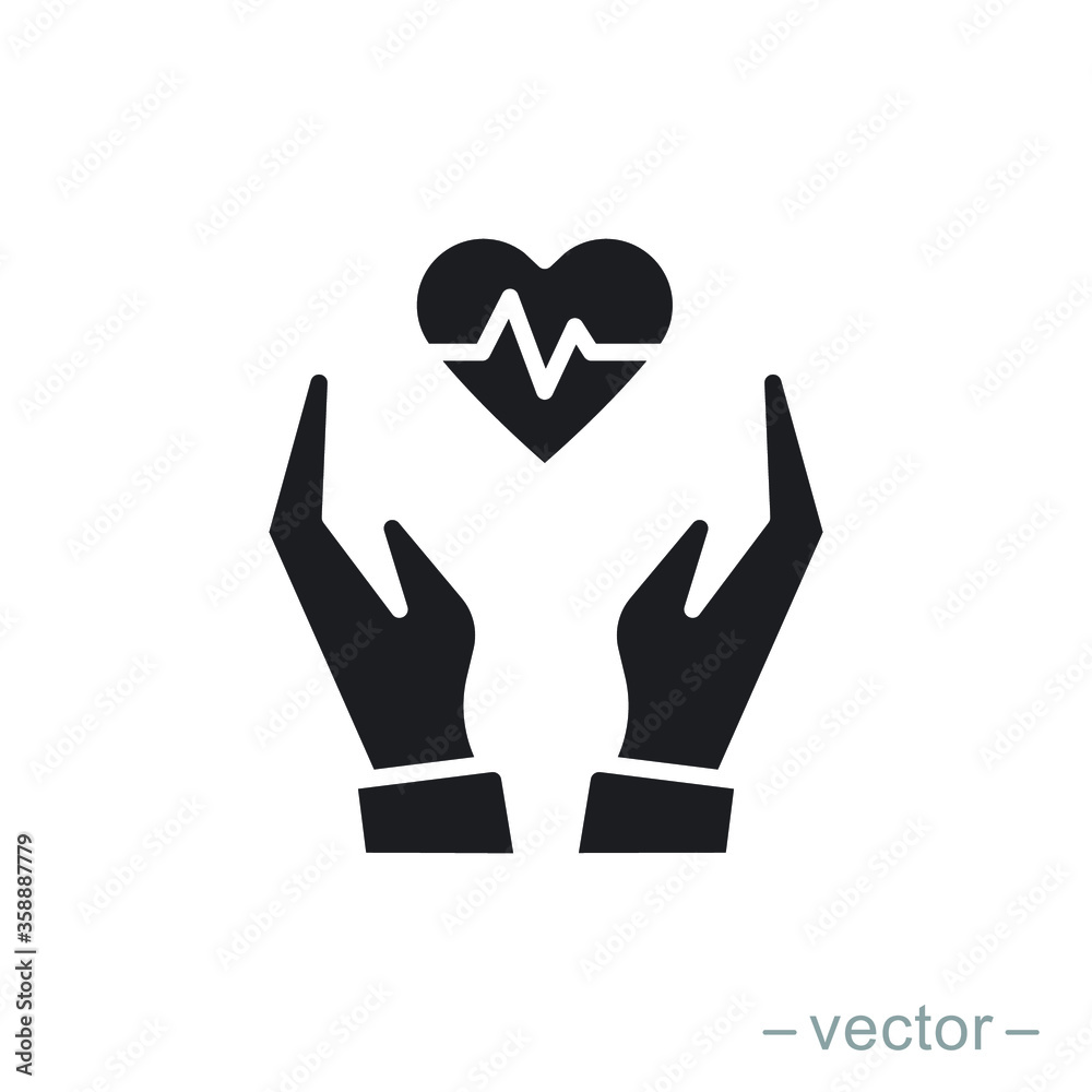 Heart Rate vector icon. Heart Pulse, electrocardiogram sign. Healthcare and medical related solid illsutration. Trendy Flat style for graphic design, Web site, UI. EPS10. Heart Rate vector icon. Heart Pulse, electrocardiogram sign. Healthcare and medical related solid illsutration. Trendy Flat style for graphic design, Web site, UI. EPS10.