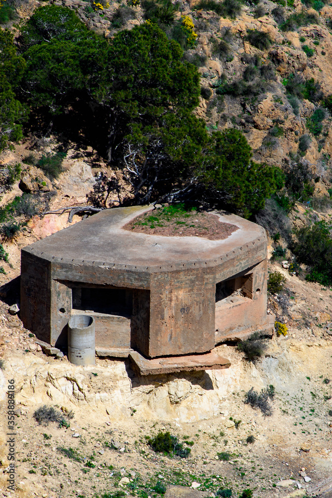 Bunker in Oran, a coastal city of Algeria Bunker in Oran, a coastal city of Algeria
