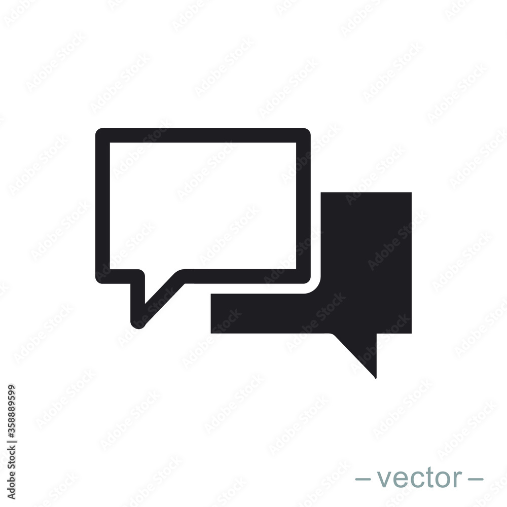 Bubble speech icon design trendy. EPS 10 Bubble speech icon design trendy. EPS 10