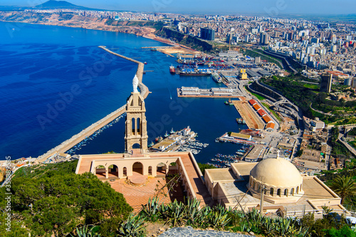 Santa Cruz fort of Oran, a coastal city of Algeria photo