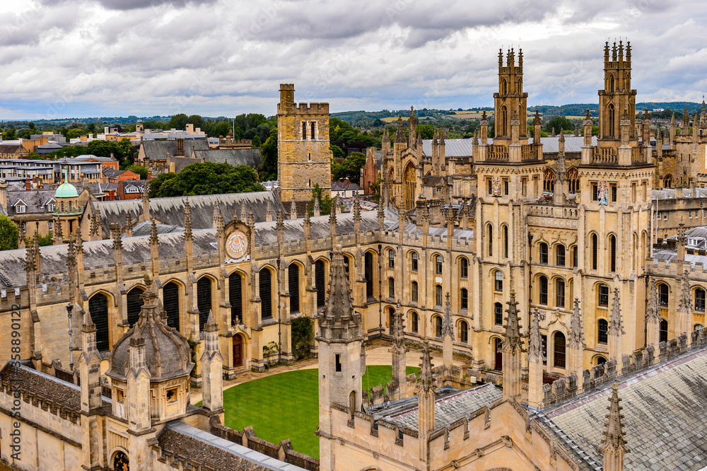 All souls College, Oxford, England.