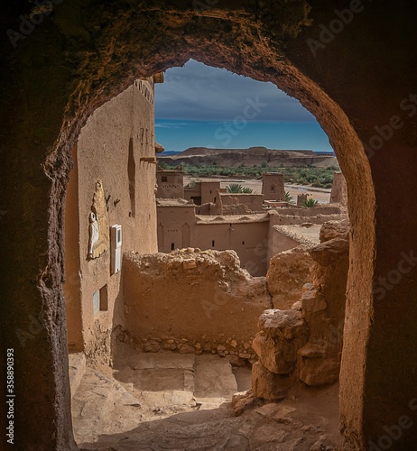 Ancient Citadel-city of Ourzazate, World Heritage Site in Morocco, Africa. photo