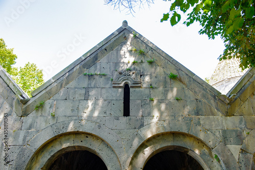 It's Sanahin Monastery, an Armenian monastery founded in the 10th century, Sanahin, Armenia. UNESCO World Heritage photo