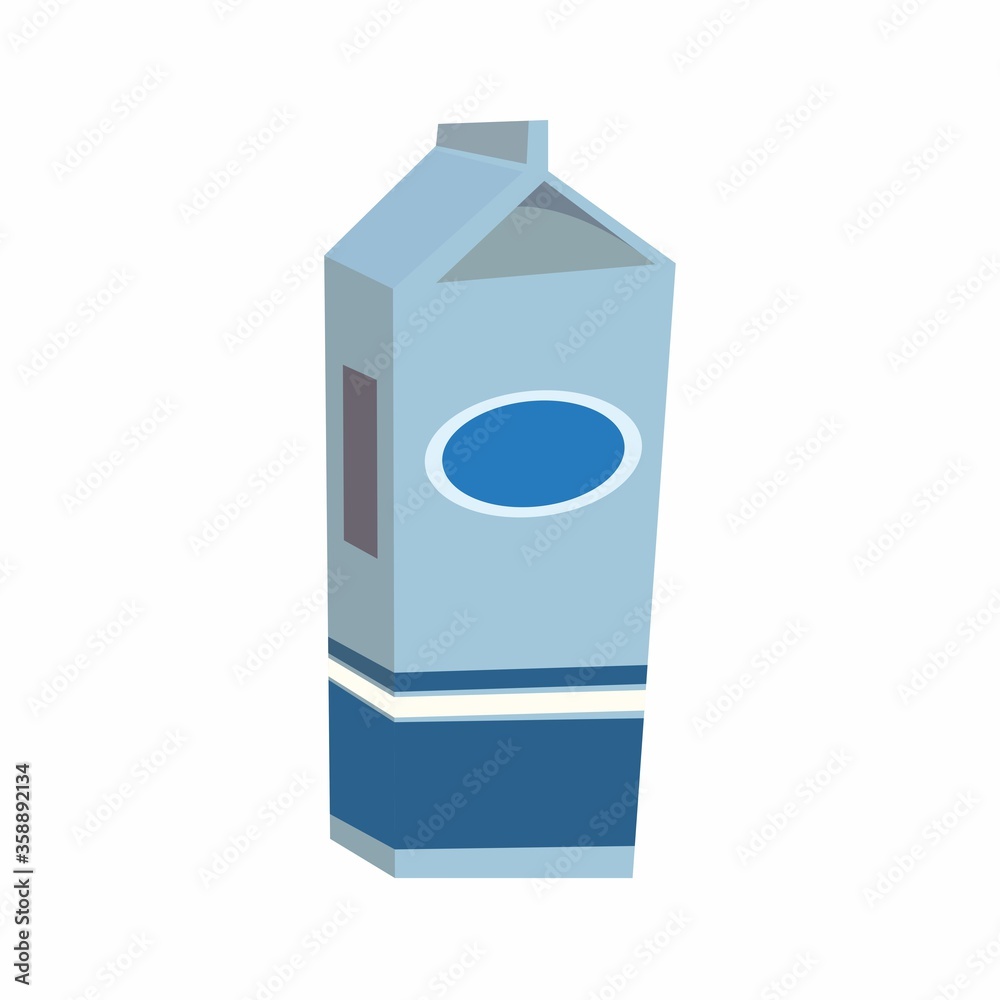 vector illustration of modern milk box design. vector illustration of modern milk box design.