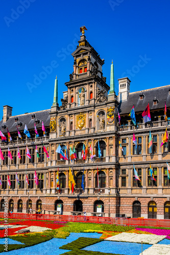 It's City hall of Antwerp at the Markt Square in Antwerp, Belgium