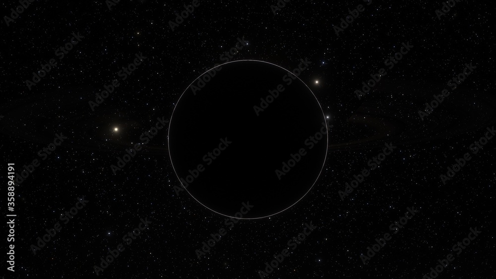Cosmic landscape, beautiful science fiction wallpaper with endless deep space. 3D render Cosmic landscape, beautiful science fiction wallpaper with endless deep space. 3D render