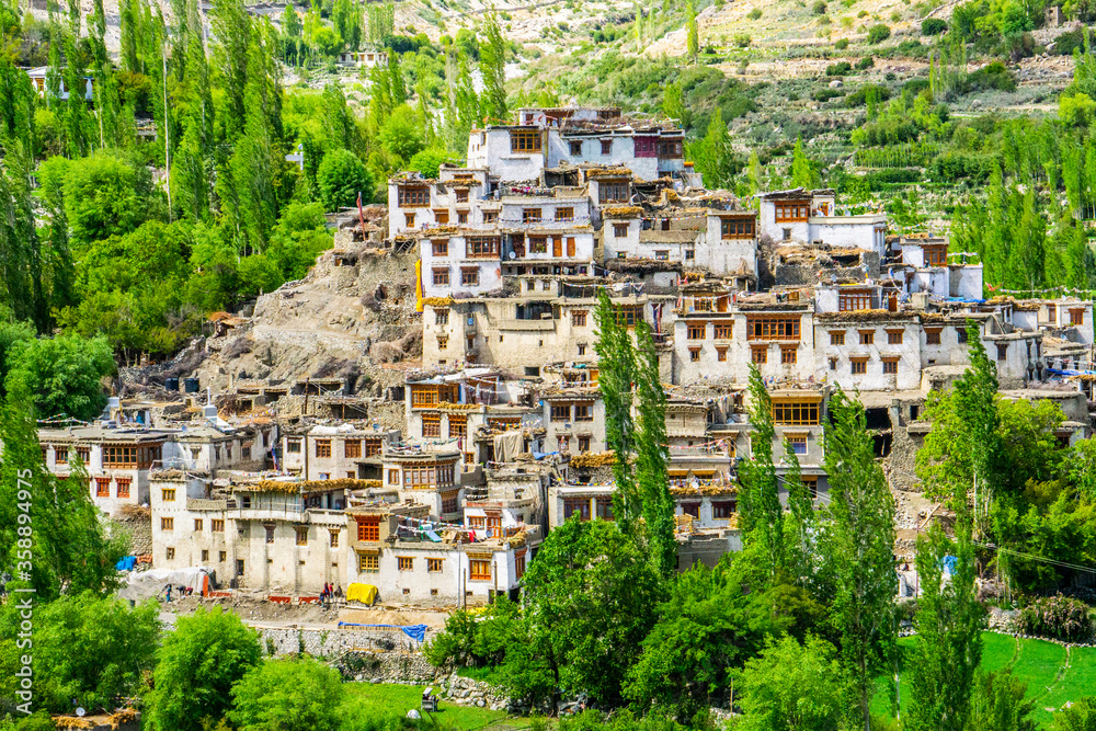 Houses Tia village leh Ladakh