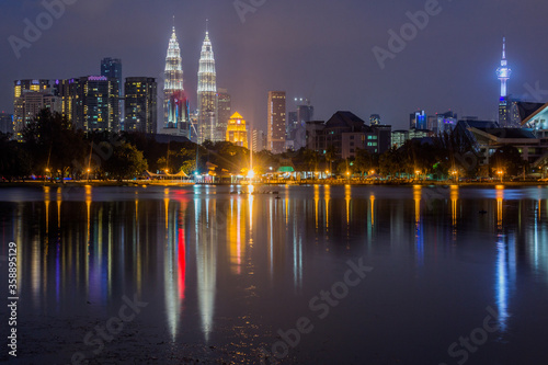 Night skyline of Kuala Lumpur, Malaysia © Matyas Rehak