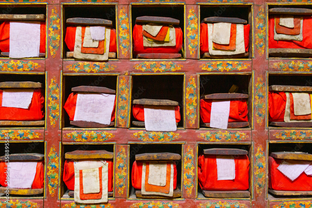 Fototapeta premium Buddha texts