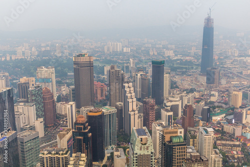 Skyline of Kuala Lumpur, Malaysia