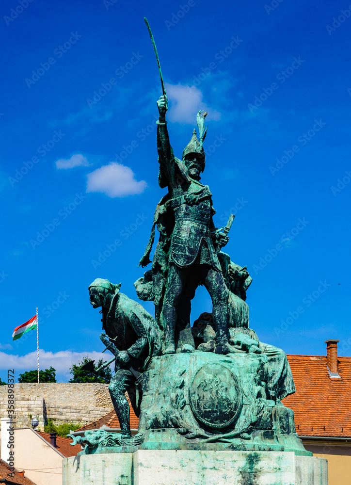 It's Istvan monument in Eger, Hungary