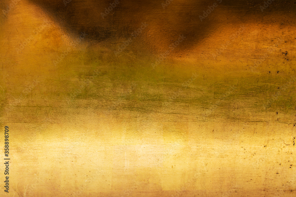 Gold abstract background or texture and gradients shadow