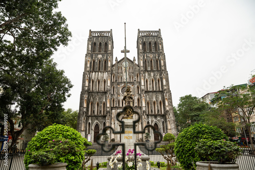 St. Joseph's Cathedral in Hanoi, Vietnam