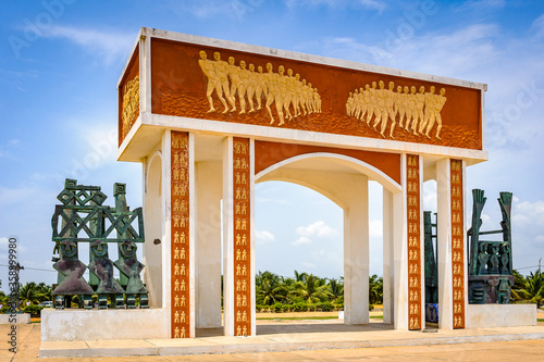 Obraz na płótnie It's Monument in Benin, Africa w salonie
