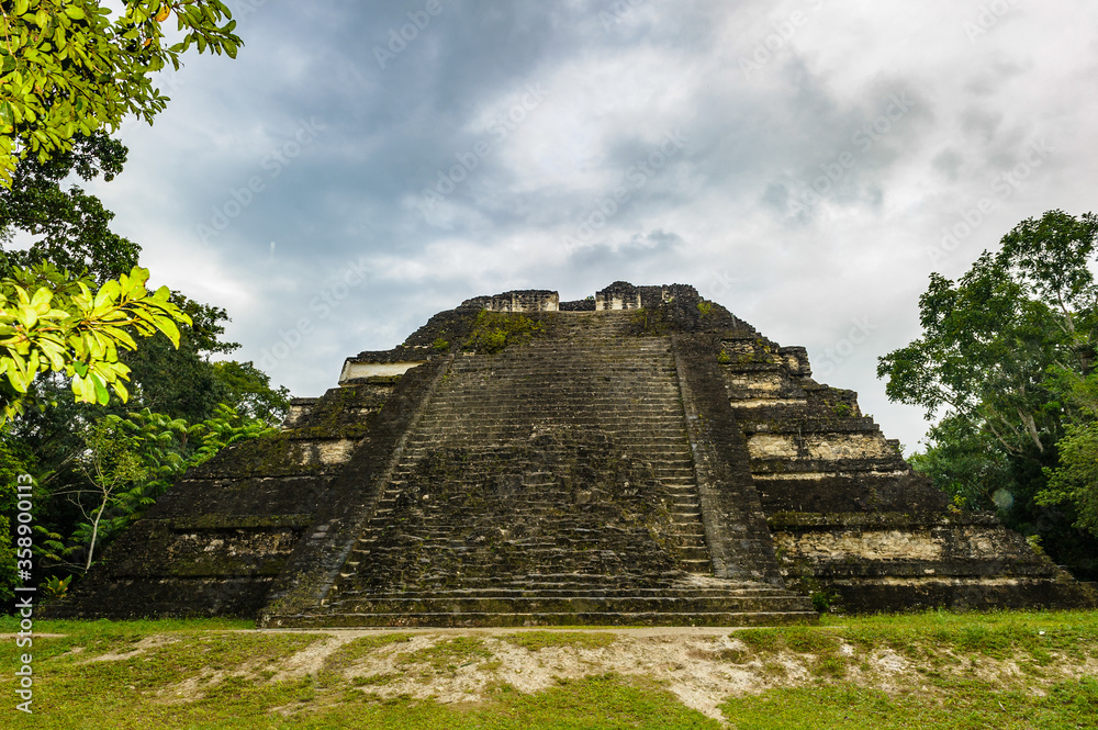 It's Pyramid of Mundo Perdido, the largest ceremonial complex da